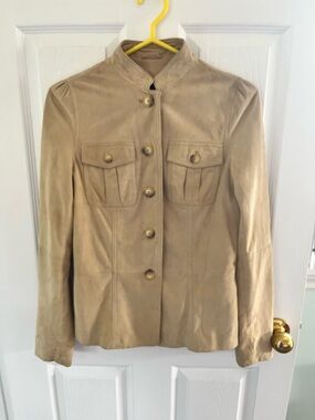Vintage Eddie Bauer Leather Utility Jacket